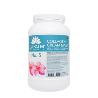 La Palm, Collagen Cream Foot Mask, No.5, 1Gal KK 